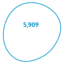 5,909 followers on Instagram
